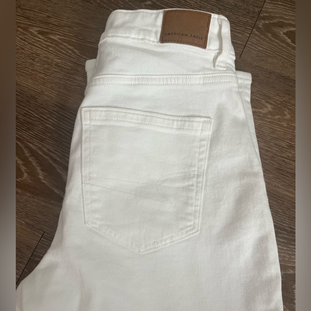 American Eagle Outfitters White Jeggings with Stretch